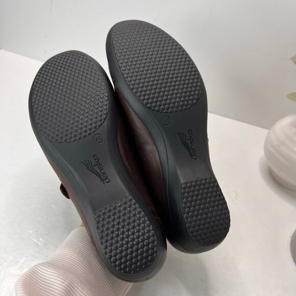 Dansko Fanny Leather Casual Comfort Shoe Brown Women 40/9.5 Tried On - Picture 9 of 11